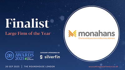 Accounting Excellence Awards Finalist 2025 Large Firm of the Year