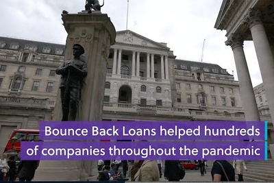 Bounce Back Loans screen