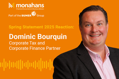 Dominic 2025 Spring Statement banner