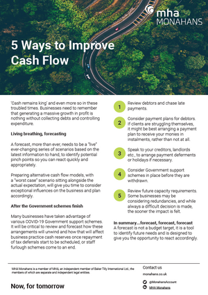 5 ways to improve cash flow