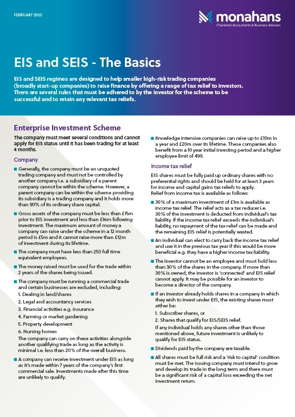 EIS and SEIS Schemes cvr